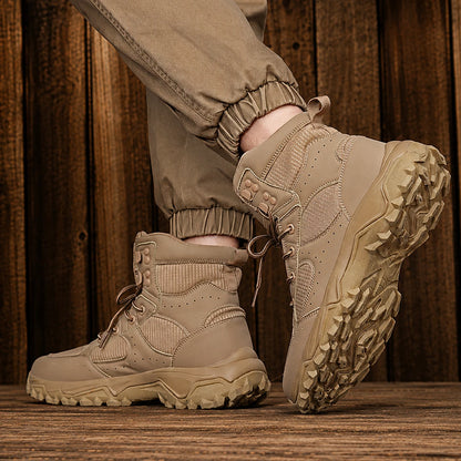 Rugged Panel Utility Boots