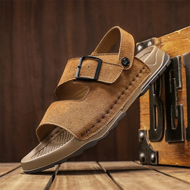 COMFORT WALKING LEATHER SANDALS