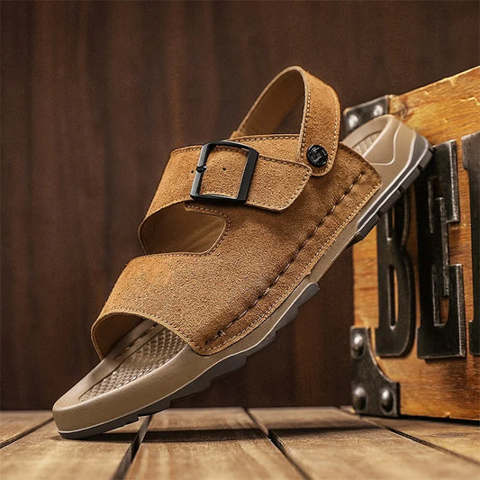 COMFORT WALKING LEATHER SANDALS