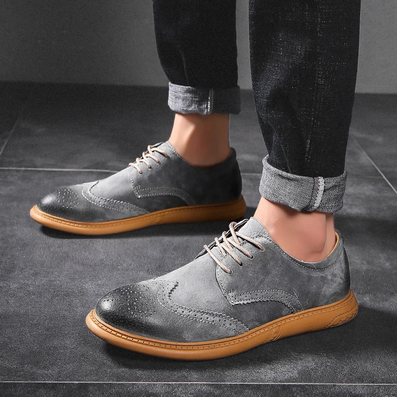 BRITISH CASUAL BROGUE SHOES