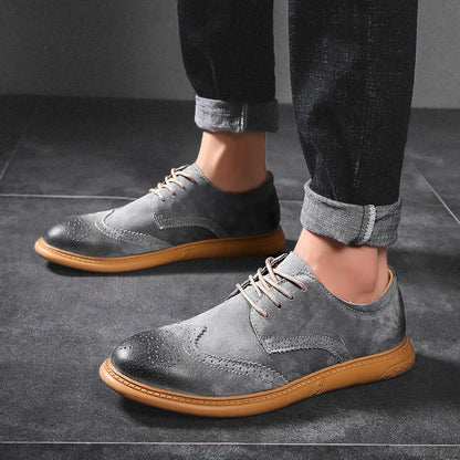 BRITISH CASUAL BROGUE SHOES