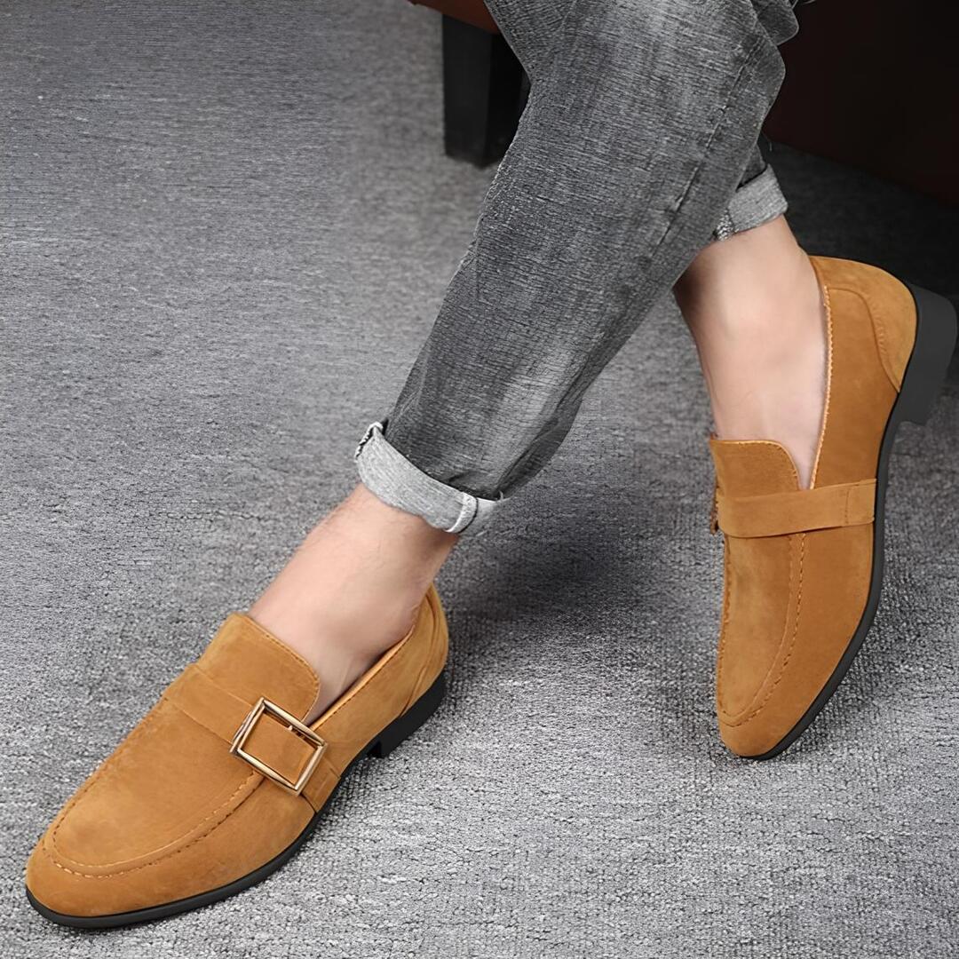 Suede Leather Loafers
