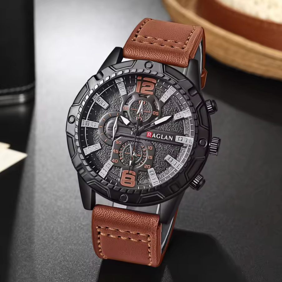BOLD LEATHER WATCH