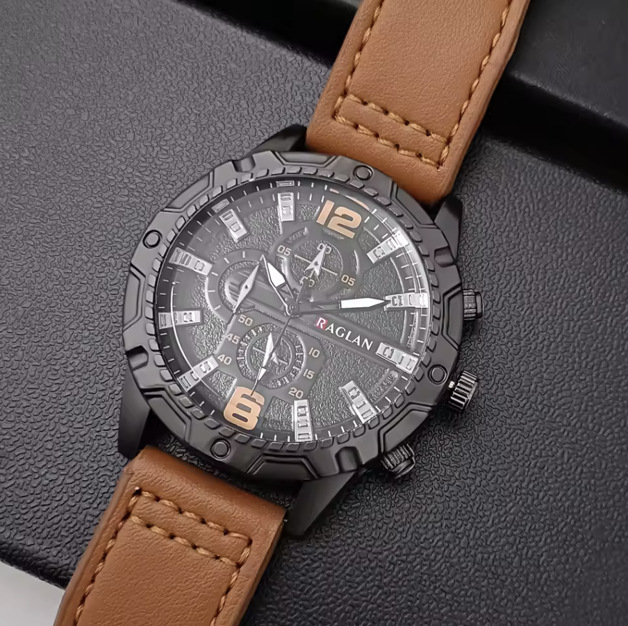 BOLD LEATHER WATCH
