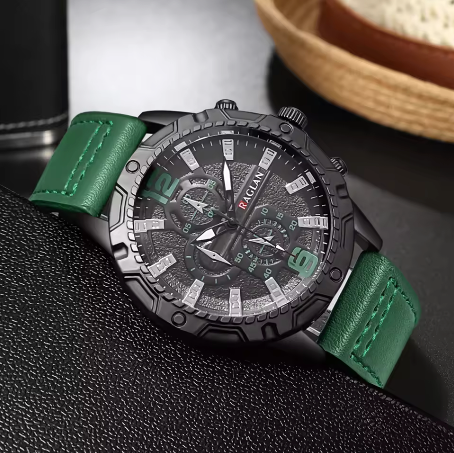 BOLD LEATHER WATCH