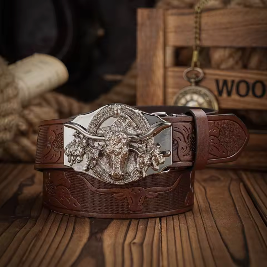 COWBOY LEATHER BELT