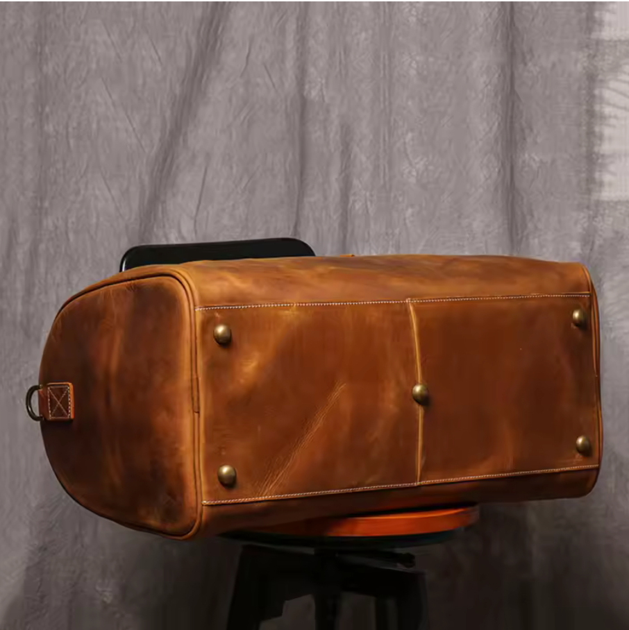 TRAVEL LEATHER DUFFLE BAG