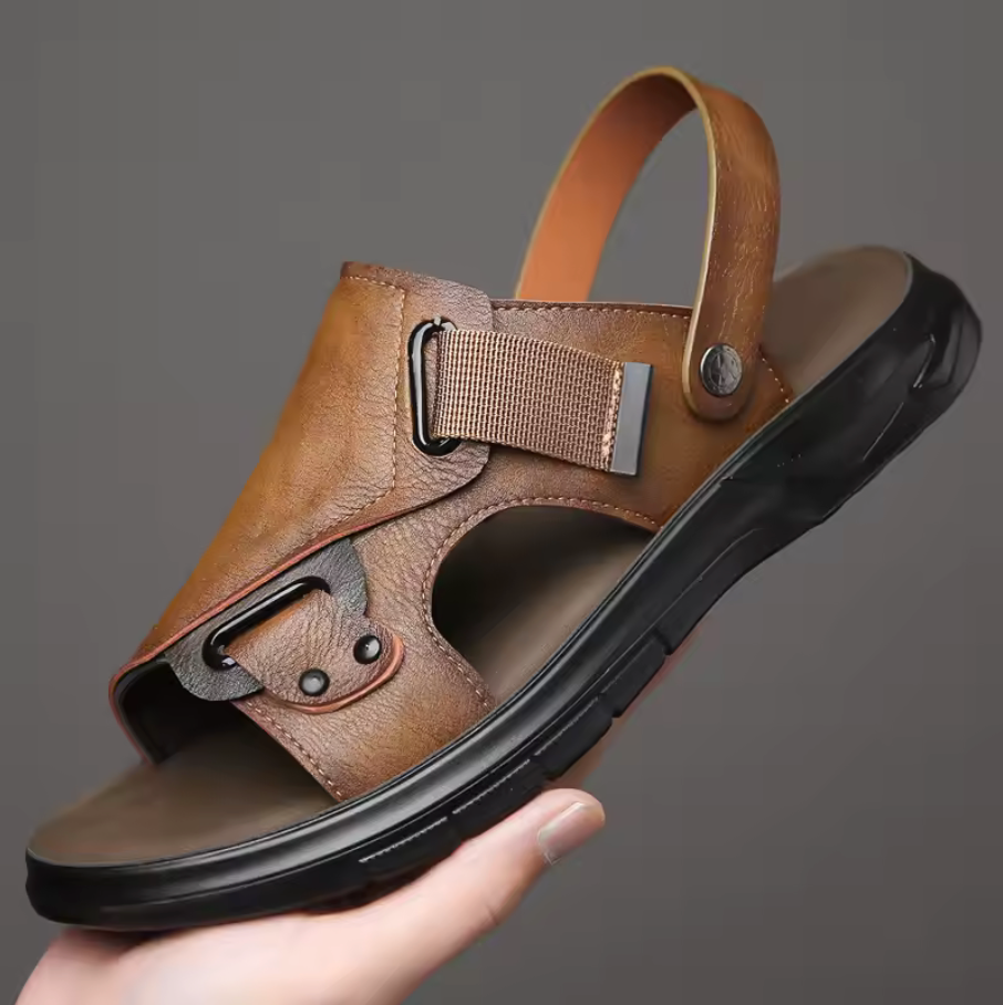 TRAVEL LEATHER COMFORTABLE SANDALS