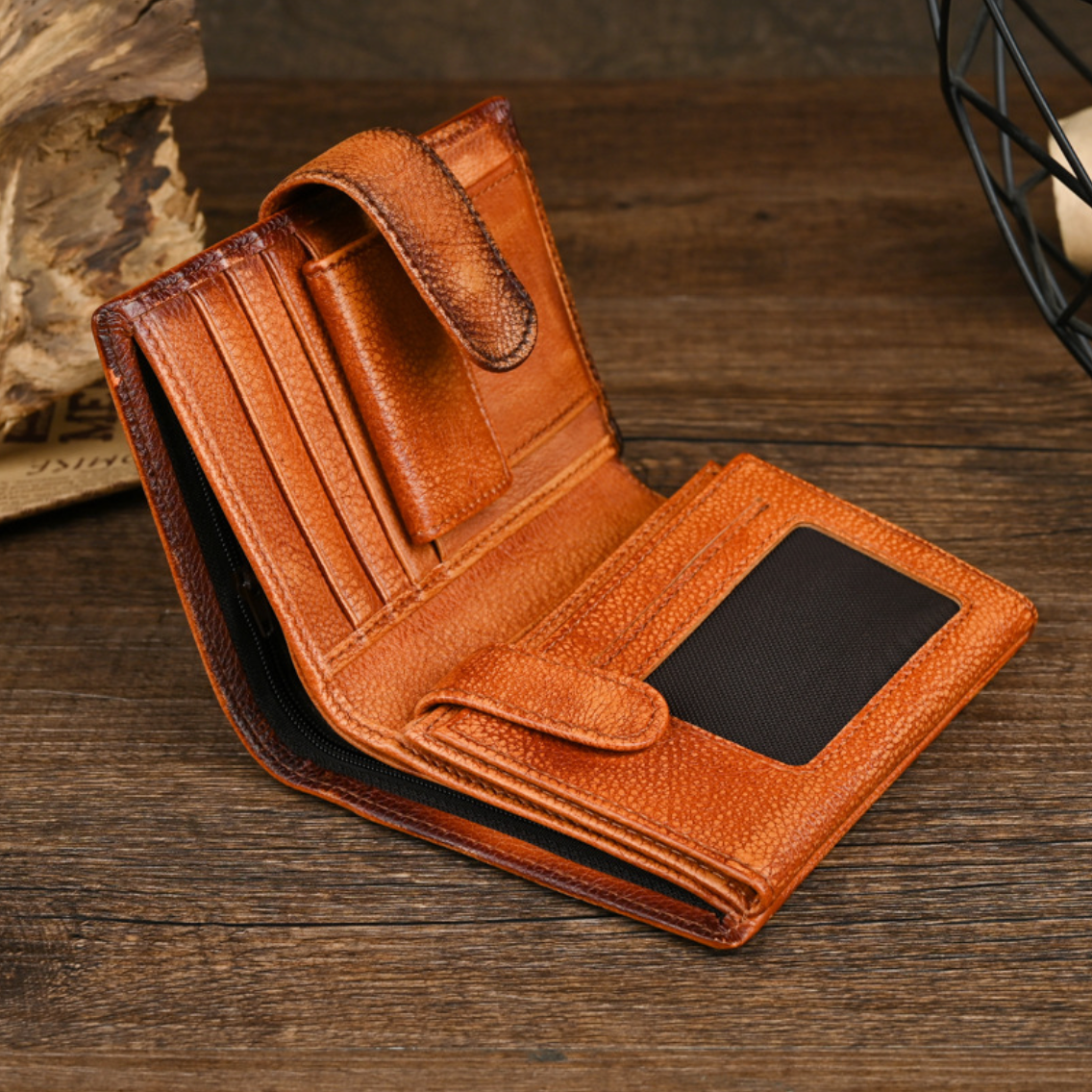 VINTAGE ORIGINAL LEATHER WALLET