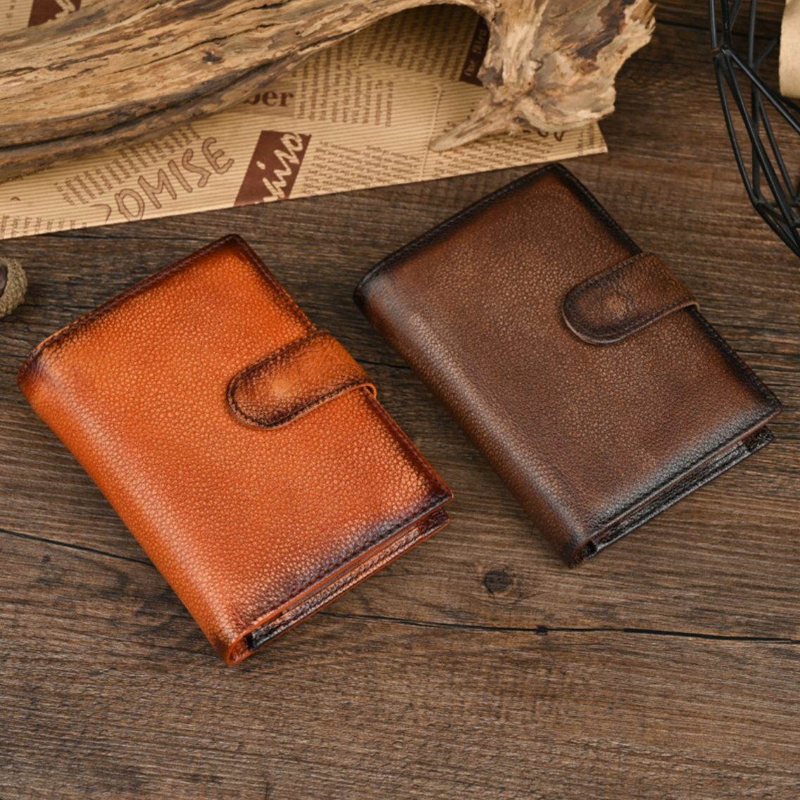 VINTAGE ORIGINAL LEATHER WALLET