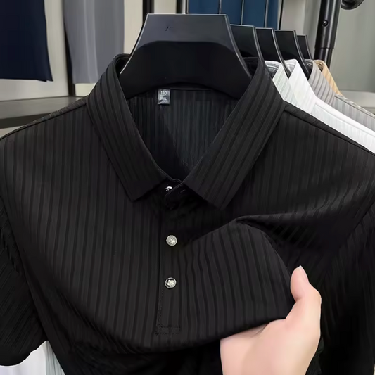 TENNIS STRIPE POLO SHIRT