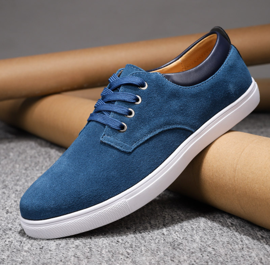 SUEDE CASUAL MEN'S SNEAKERS