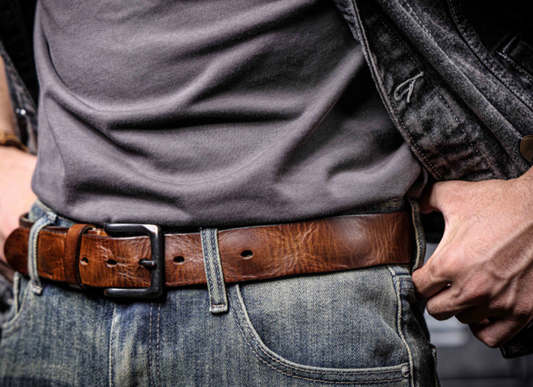 RETRO COWHIDE BELT