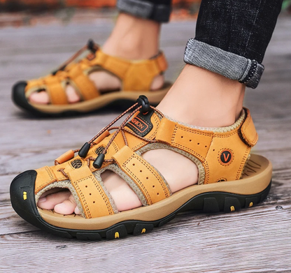 OUTDOOR LEATHER MEN'S SANDALS