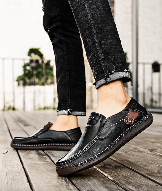 HANDMADE LEATHER LOAFERS