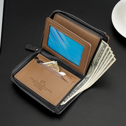 RETRO LEATHER WALLET