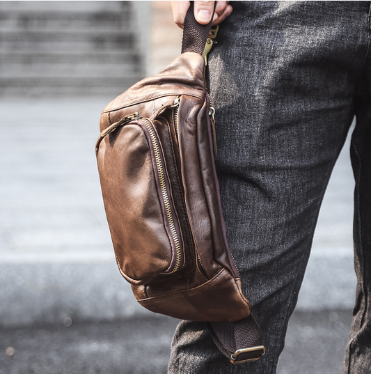 LEATHER WAIST BAG