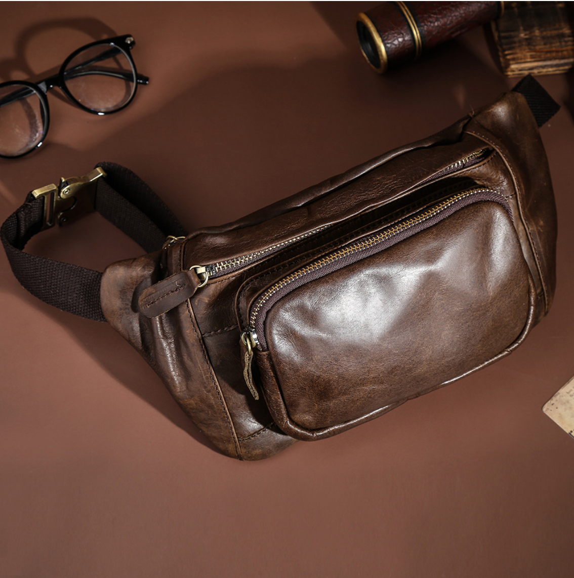 LEATHER WAIST BAG