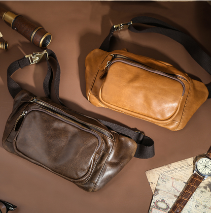 LEATHER WAIST BAG