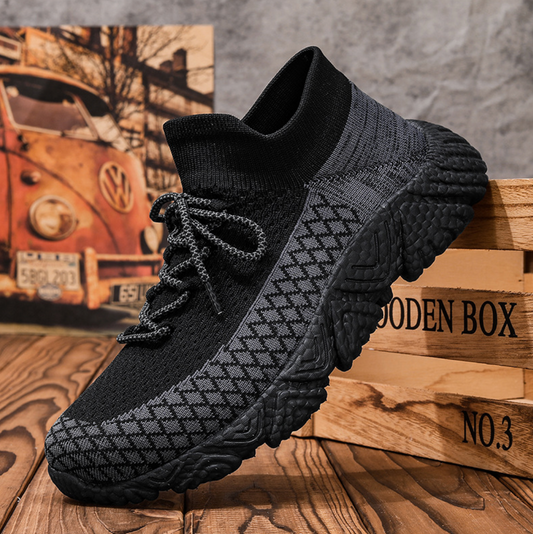 THICK SOLED SLIP ON SNEAKERS