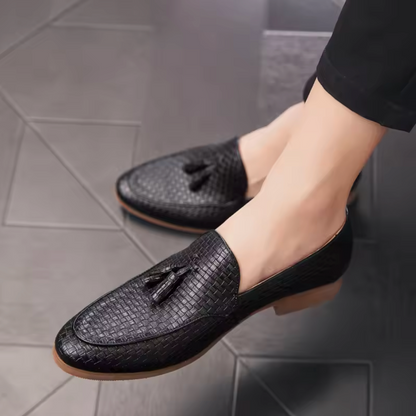 RETRO TASSEL SLIP ON LOAFERS