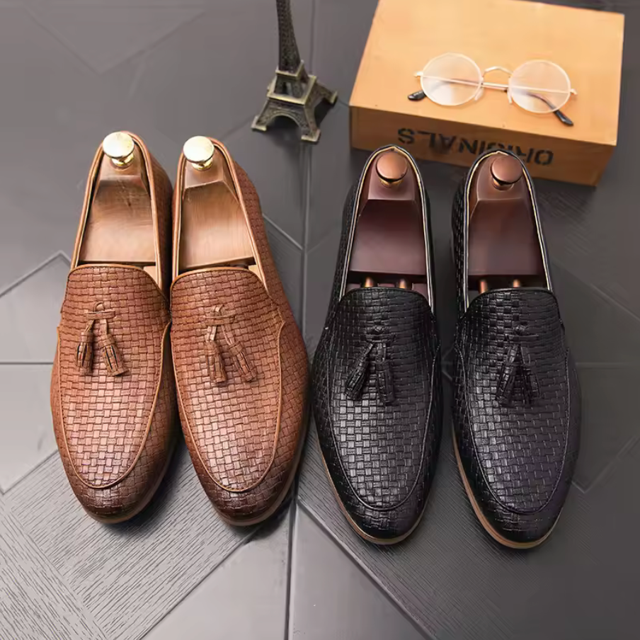 RETRO TASSEL SLIP ON LOAFERS