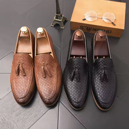 RETRO TASSEL SLIP ON LOAFERS