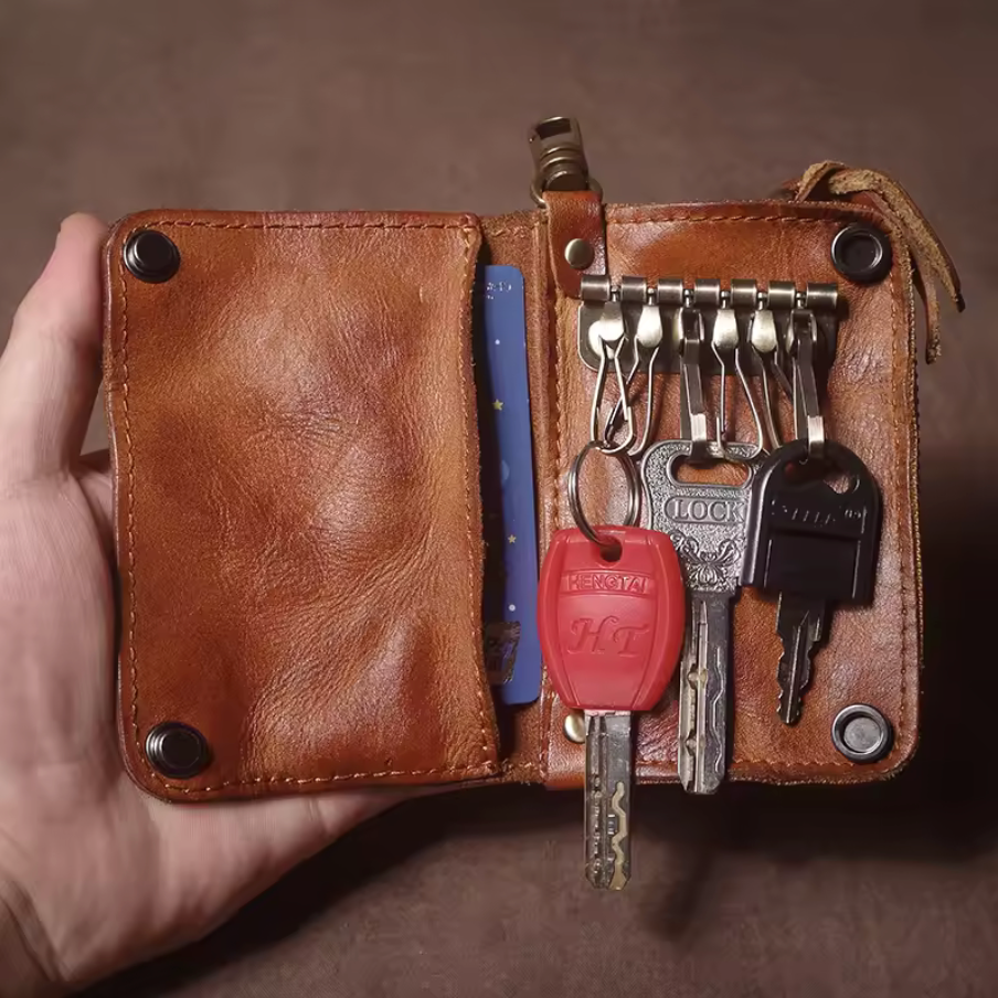 LUXURY LEATHER KEY WALLET