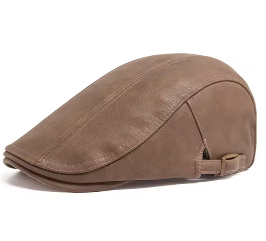VINTAGE LEATHER BERET
