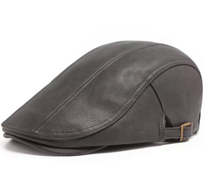 VINTAGE LEATHER BERET