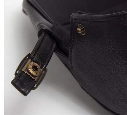VINTAGE LEATHER BERET