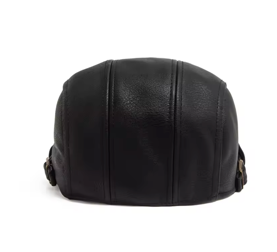 VINTAGE LEATHER BERET