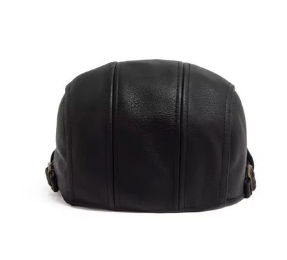 VINTAGE LEATHER BERET