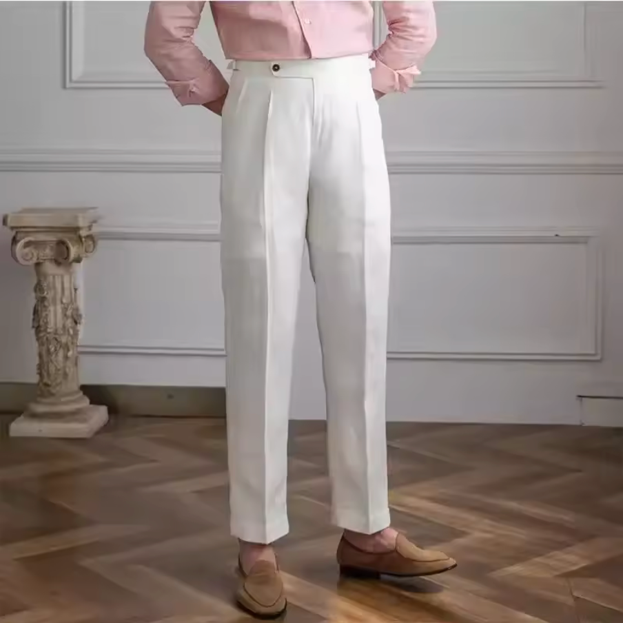 LINEN 100% SUIT TROUSER