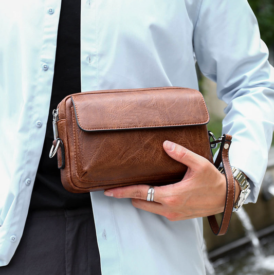 BUSINESS LEATHER MEN HANDBAG