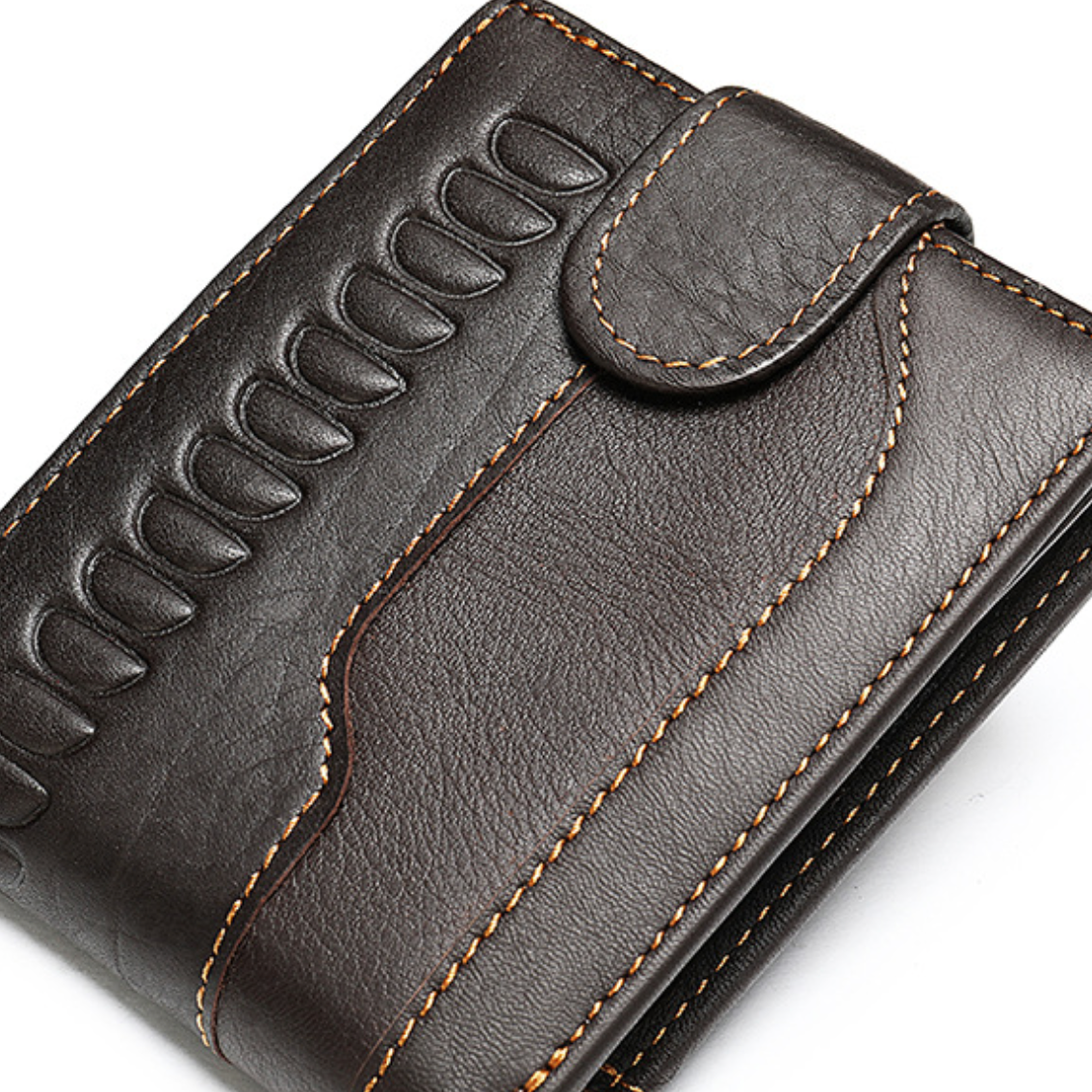 VINTAGE HANDMADE COW LEATHER WALLET