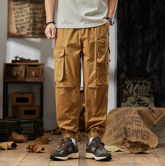 RELAXED FIT CARGO TROUSERS
