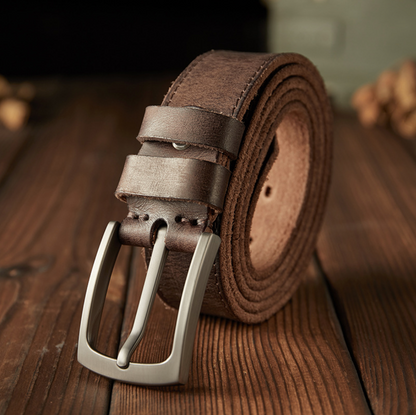 RETRO HANDMADE COWHIDE BELT