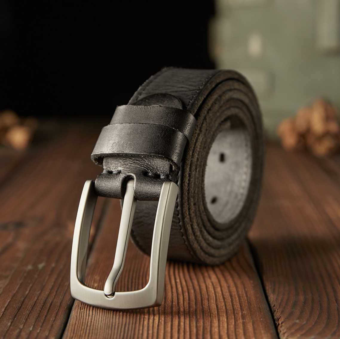 RETRO HANDMADE COWHIDE BELT