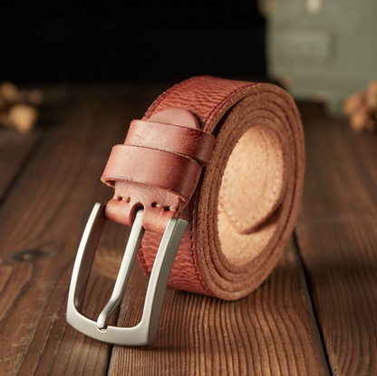 RETRO HANDMADE COWHIDE BELT