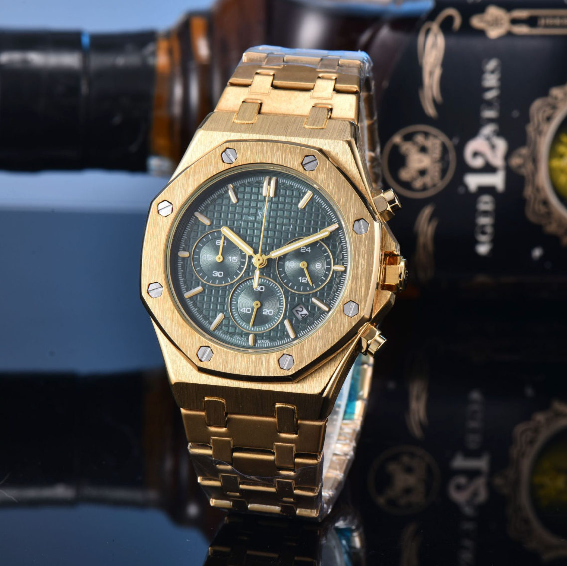 ROYAL OAK SOLID STEEL WATCH