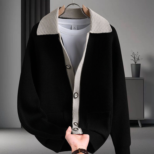 HIGH-END KNITTED CARDIGAN