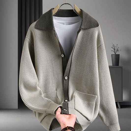 HIGH-END KNITTED CARDIGAN