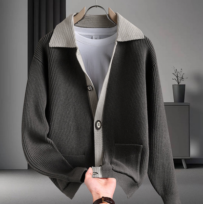 HIGH-END KNITTED CARDIGAN