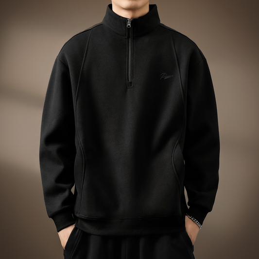 STAND-UP COLLAR SWEATER