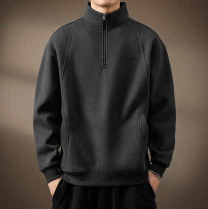 STAND-UP COLLAR SWEATER