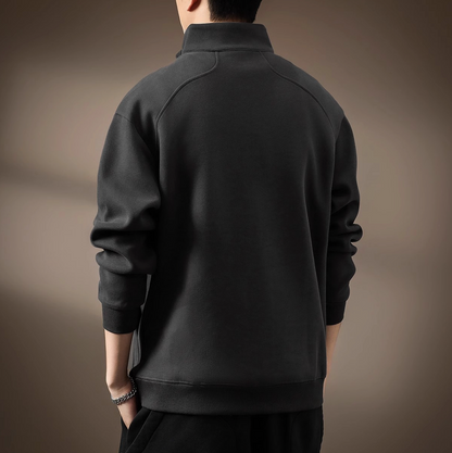 STAND-UP COLLAR SWEATER