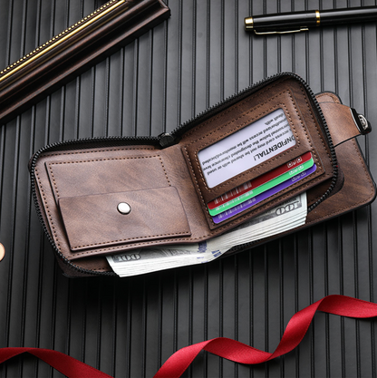 LEATHER CASUAL MODERN WALLET