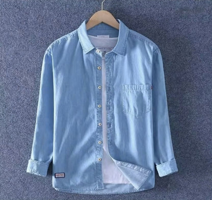 LONG SLEEVE DENIM SHIRT