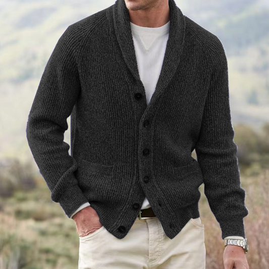 SIMPLE THICKENED CARDIGAN